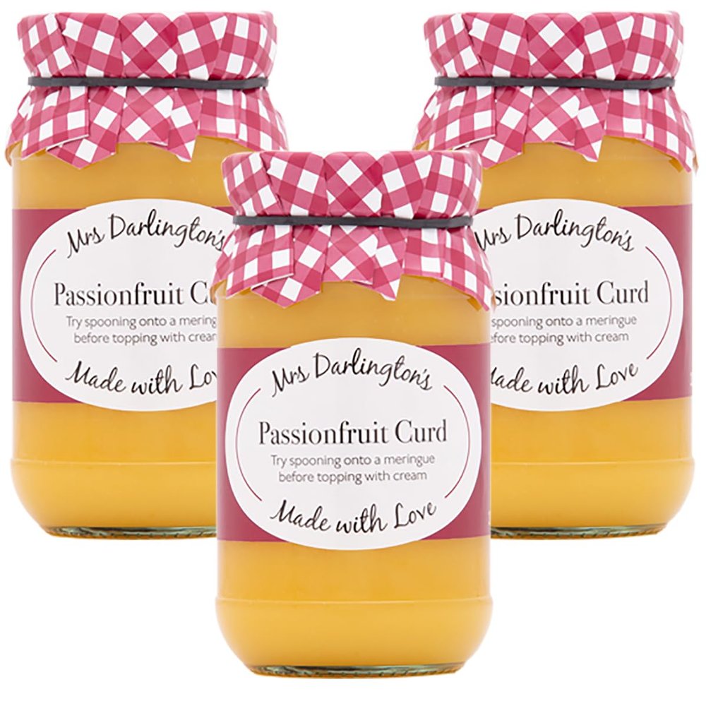 FreshCart Basics Mrs Darlington's Passionfruit Curd - 320g - Pack of 3