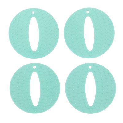 4Pcs Shot Pain Reducer, Reusable Immunization Shooting Assist Pads, Lightweight Immunization Shot Blocker for Kids and Adults (Light Green)
