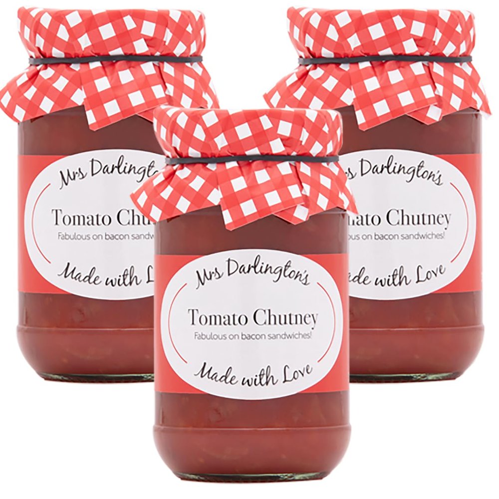 FreshCart Basics Mrs Darlington's Tomato Chutney - 312g - Pack of 3