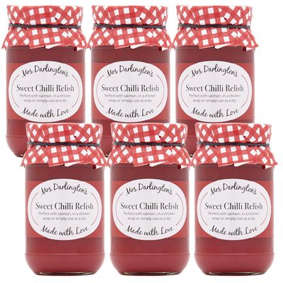 Mrs Darlington's Sweet Chilli Relish - 330g - Pack of 6