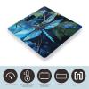 YJWANDO Scale for Body Weight, Art Blue Dragonfly Print Weight Scale Body Fat Scale with Accurate & Large LCD Backlight Display, style view 3