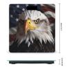 YJWANDO Scale for Body Weight, America Flag and Eagle Print Weight Scale Body Fat Scale with Accurate & Large LCD Backlight Display, style view 2