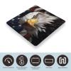 YJWANDO Scale for Body Weight, America Flag and Eagle Print Weight Scale Body Fat Scale with Accurate & Large LCD Backlight Display, style view 3