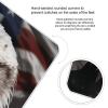 YJWANDO Scale for Body Weight, America Flag and Eagle Print Weight Scale Body Fat Scale with Accurate & Large LCD Backlight Display, style view 4