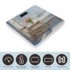 YJWANDO Scale for Body Weight, Vase on The Table Print Weight Scale Body Fat Scale with Accurate & Large LCD Backlight Display, style view 3