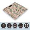 YJWANDO Scale for Body Weight, with Small Flower Pattern Print Weight Scale Body Fat Scale with Accurate & Large LCD Backlight Display, style view 3