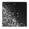 YJWANDO Scale for Body Weight, Black White Glitter Print Weight Scale Body Fat Scale with Accurate & Large LCD Backlight Display, style view 1