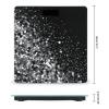 YJWANDO Scale for Body Weight, Black White Glitter Print Weight Scale Body Fat Scale with Accurate & Large LCD Backlight Display, style view 2