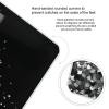 YJWANDO Scale for Body Weight, Black White Glitter Print Weight Scale Body Fat Scale with Accurate & Large LCD Backlight Display, style view 4