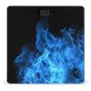 YJWANDO Scale for Body Weight, Blue Flame Print Weight Scale Body Fat Scale with Accurate & Large LCD Backlight Display, style view 1