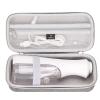 Aproca Grey Hard Travel Storage Case, compatible with Waterpik WF-02 Cordless Water Flosser and Accessories view 1
