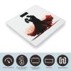 YJWANDO Scale for Body Weight, Ballroom Dance Print Weight Scale Body Fat Scale with Accurate & Large LCD Backlight Display, style view 3