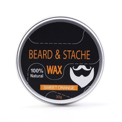 SUIOPPYUW Beard Care Cream Face Moisturizer Unique Design Easy to Carry Professional Use High Gloss Long Service Life Conditioner, Sweet Orange