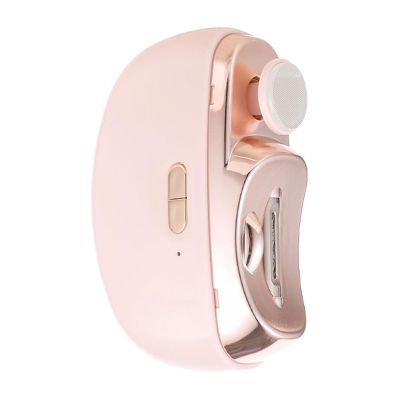 yanwuwa Electric Automatic Nail With Light & 2 Speeds Fingernail Cutter And File 2 In 1 Rechargeable Fingernail Trimmer ABS Material Nail Grinder