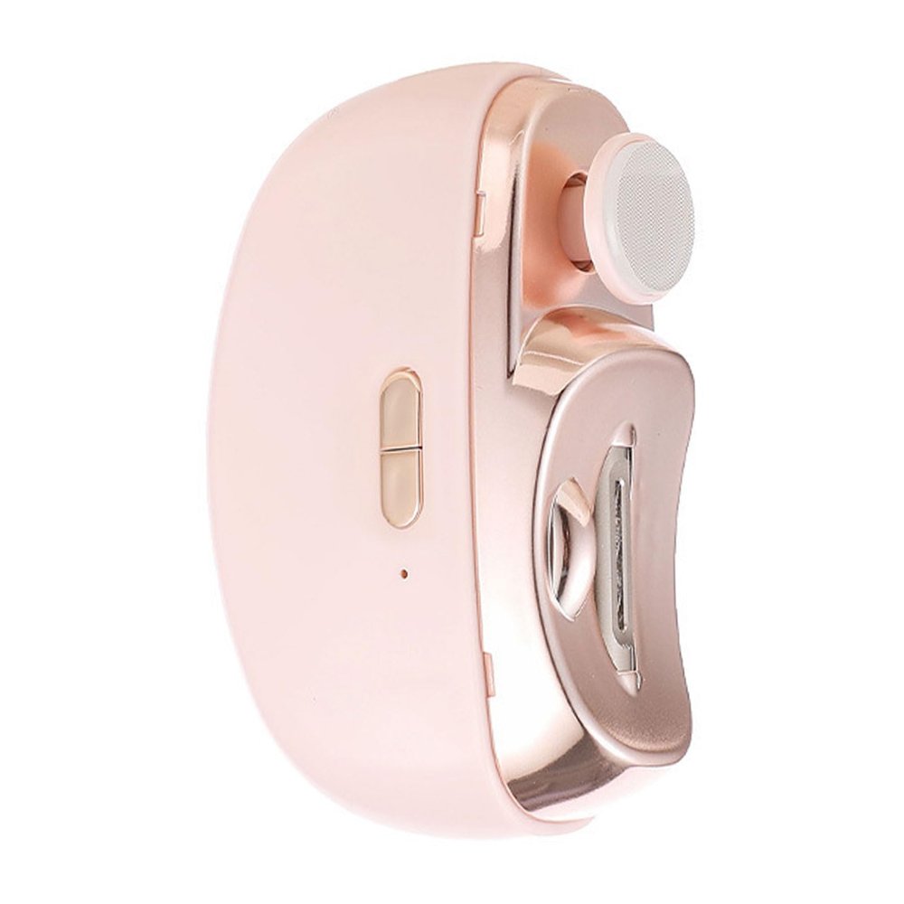 yanwuwa Electric Automatic Nail With Light & 2 Speeds Fingernail Cutter And File 2 In 1 Rechargeable Fingernail Trimmer ABS Material Nail Grinder