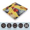 YJWANDO Scale for Body Weight, Art Chicken Painting Print Weight Scale Body Fat Scale with Accurate & Large LCD Backlight Display, style view 3