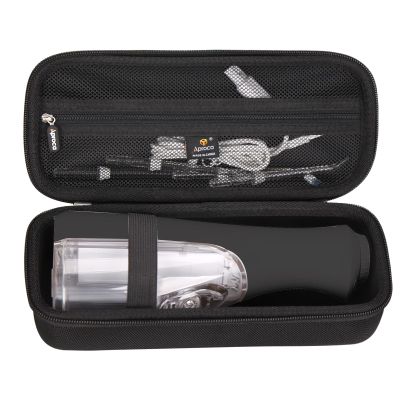 Aproca Black Hard Travel Storage Case, Compatible with Waterpik WF-02 Cordless Water Flosser and Accessories
