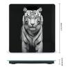 YJWANDO Scale for Body Weight, Black and White Tiger Print Weight Scale Body Fat Scale with Accurate & Large LCD Backlight Display, style view 2