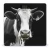 YJWANDO Scale for Body Weight, Animal Funny Cow Head Black White Print Weight Scale Body Fat Scale with Accurate & Large LCD Backlight Display, style view 1
