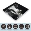 YJWANDO Scale for Body Weight, Animal Funny Cow Head Black White Print Weight Scale Body Fat Scale with Accurate & Large LCD Backlight Display, style view 3