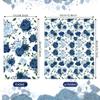 100 Pack Vintage Blue Floral Napkins 4 Ply Party Napkins Vintage Wild Flower Disposable Lunch Dinner Paper Napkin Set for Party,Wedding,Birthday Party Baby Shower view 2
