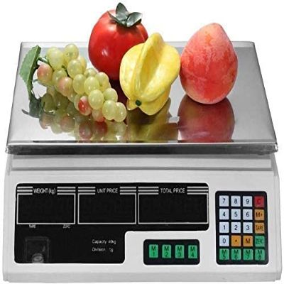 Electronic 2G Electronic Price Computing Stainless Steel Digital Kitchen Weighing Industrial LCD Display w/Zero Peeling Function