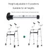 Folding Walkers Lightweight Walkers for Seniors Axillary Support Assistor Disability Aids Walkers Indoor Walkers for Seniors Walking Frame,F Star of Light view 2