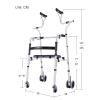 Folding Walkers Lightweight Walkers for Seniors Axillary Support Assistor Disability Aids Walkers Indoor Walkers for Seniors Walking Frame,F Star of Light view 4