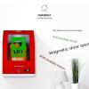 Wall-Mounted AED Defibrillator Storage Cabinet, Cardiac Defibrillator Steel Storage Cabinet with Key and Alarm, Adjustable Partition Position, AED Cabinet for Home, Schools, Clubs and Groups view 4