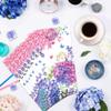 100 Pack Hydrangea Napkins Paper Guest Napkins Disposable Dinner Napkins,Party Napkins Guest Towels Wedding Napkins baby shower napkins for Kitchen,Birthday Party view 3