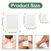 30Pcs Self-Adhesive Castor Oil Patches, 3 Sizes Highly Absorbent Castor Oil Packs, Disposable Patches No Wash, Waterproof, Anti-Seepage (White) view 3