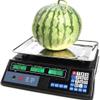 Electronic Scales Digital Electronic Scales Digital Price Computing Scale,for Food Meat Fruit Produce,w/LED Tare Zero,40KG/2g Electronic Scales (Black) view 1