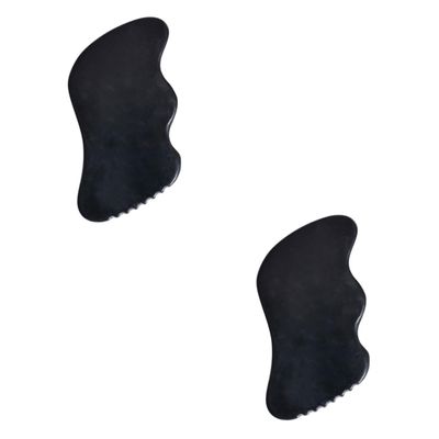 FRCOLOR 2pcs Facial Massage Gua Sha Board for Body Pain Relief Therapy Scraping Tool for Massage Gua Sha Scraper Plate for Home Use