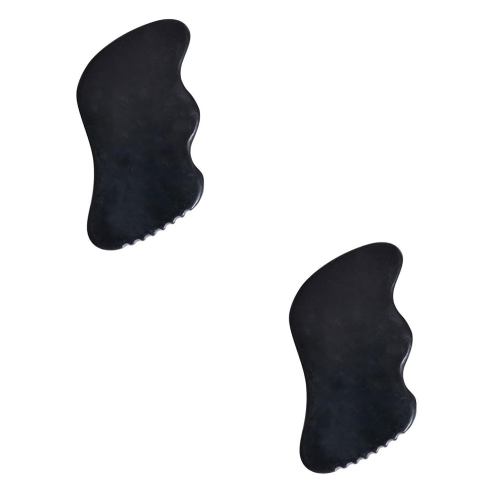 FRCOLOR 2pcs Facial Massage Gua Sha Board for Body Pain Relief Therapy Scraping Tool for Massage Gua Sha Scraper Plate for Home Use