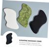 FRCOLOR 2pcs Facial Massage Gua Sha Board for Body Pain Relief Therapy Scraping Tool for Massage Gua Sha Scraper Plate for Home Use view 3