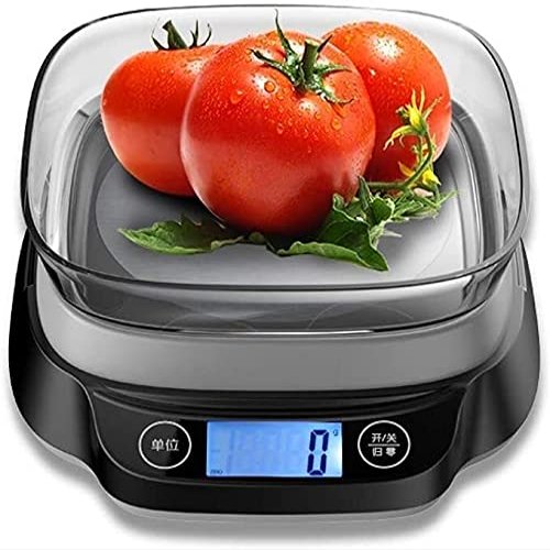 Electronic Scales Digital 5Kg / 1g High Precision Digital,Precise Baking Electronic Scale Home Food Weighing Balance w/Zero & Tare Function
