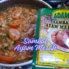 Adami Muar Sambal Ayam Merah Spicy Red Chicken Paste Suitable for Tomato Rice, 170g Each, Halal view 2