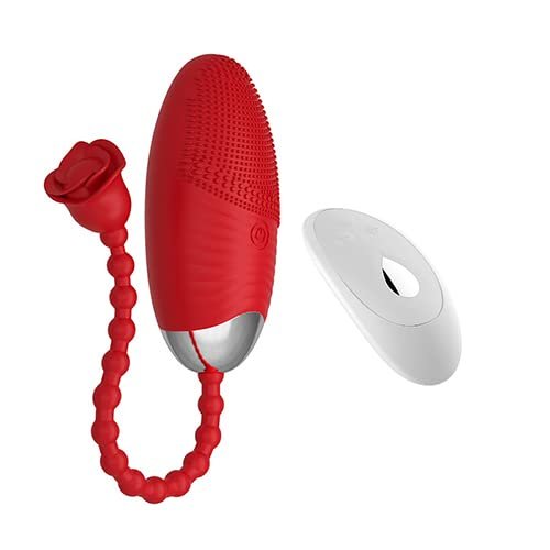 10 Modes Personal Bullet Wand Body Massage Tool Powerful Mini Stick Portable Soft Toy Massage Ball for Women Pleasure,Handheld Electric Bullet Tool Women Toy,Travel Pocket Size RY001 (Red)