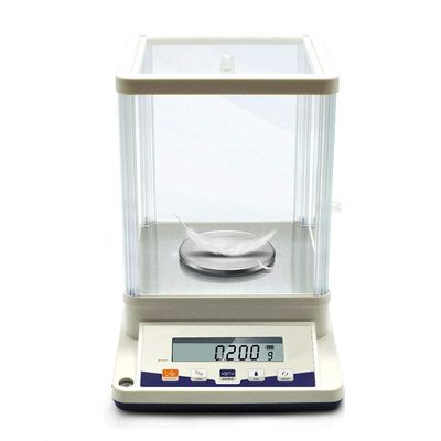 Digital Precision Electronic Scale Lab Analytical Balance High Accurate Scientific 1mg Weighing Jewelry Scales w/Windshield (310g/0.001g)