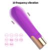 10 Modes Personal Bullet Wand Body Massage Tool Powerful Mini Stick Portable Soft Toy Massage Ball for Women Pleasure,Handheld Electric Bullet Tool Women Toy,Travel Pocket Size RY001 (Red) view 4
