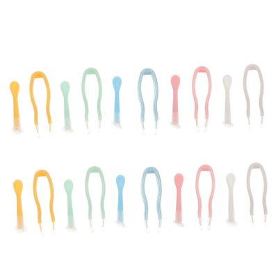 FOMIYES 10sets Lens Removers Contacts Lens Removers Lenses Tweezers Lenses Suction Stick Tweezers Suction Stick for Contact Removal Clamp Use as Wearing Tool