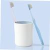 Anneome 2pcs Gum Toothbrush for Adults Crystal Handle Toothbrush Teeth Cleaning Plaque Removal Compact Tuft Gum Care Oral Health Tool view 4