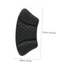 minkissy 3pairs Comfortable Heel Pads Soft Self-Adhesive Protectors for High Heels Sneakers Loose Shoes Anti-Slip Cushion Inserts for Blister Prevention Black Gray Beige view 4