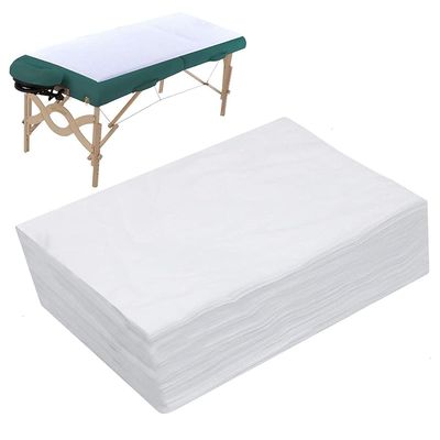 10 Pieces Disposable Non-Woven Bed Sheets Waterproof and Oil Proof Massage Table Sheets Thick Bed Cover Fabric Bed Pads for Spa Club Beauty Salon Hotels Tattoo Lash Bed, 70 * 180cm
