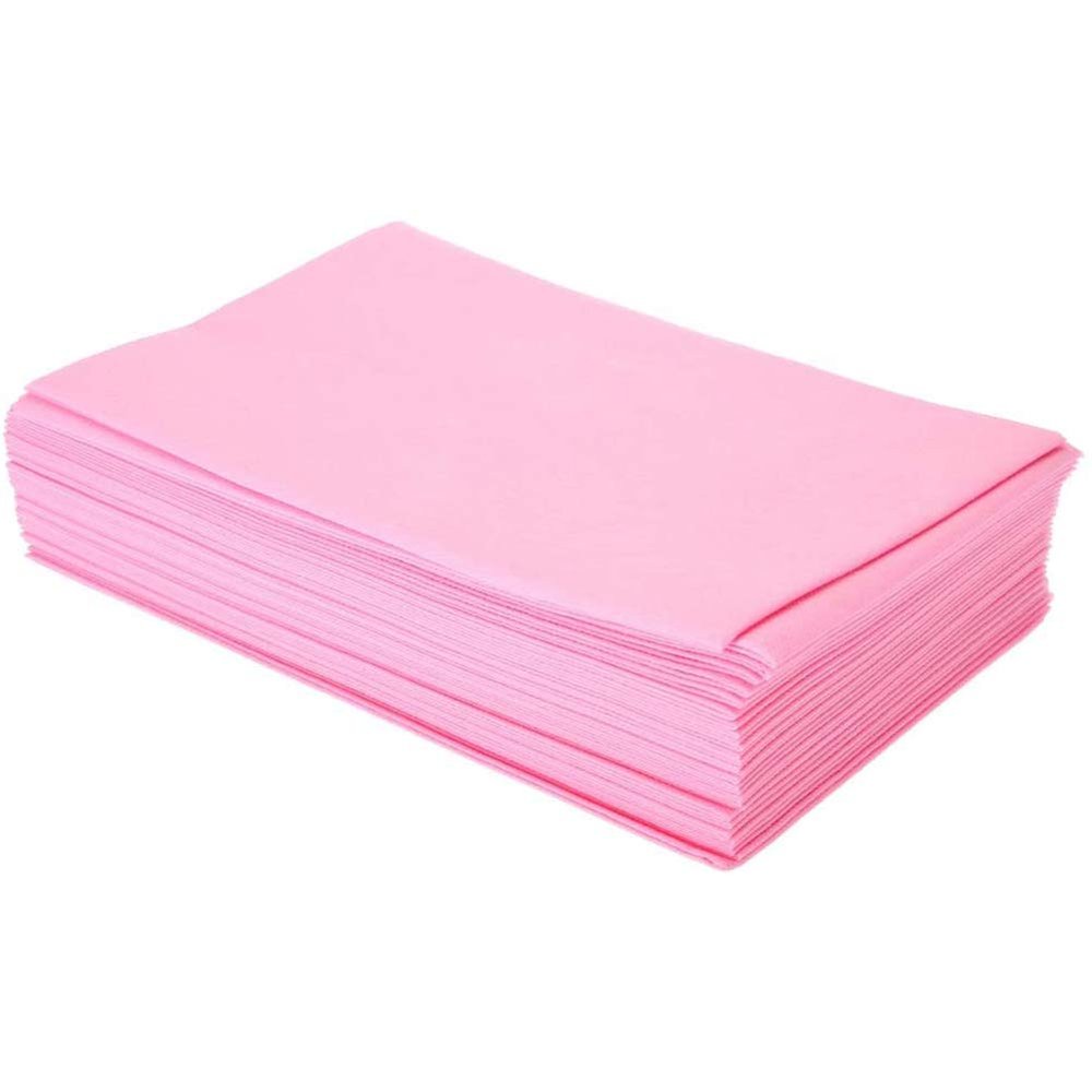10 Pieces Disposable Non-Woven Bed Sheets Waterproof and Oil Proof Massage Table Sheets Thick Bed Cover Fabric Bed Pads for Spa Club Beauty Salon Hotels Tattoo Lash Bed, 70 * 180cm
