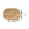 2 Pcs Kitchen Washing Up Natural Loofah Sponge Scourer, Biodegradable Non-Scratch Dish Cleaning Sponge with Hanging String (B) view 2