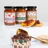 Cheese Hamper Gift Set Selection Box Includes 3 Cheddar Cheese Truckles, 3 Chutneys and Sourdough Crackers view 2