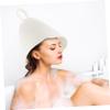 Mipcase Sauna Hat Gloves Mat for Women Reusable Stylish Household Bath Caps Sauna Accessories Spa view 2