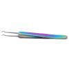Stainless Steel Eyelash Tweezers Stainless Steel Curved Grafting, HighPrecision Pointed Tip, Fine Nib, Used for Grafting/Manicure, Eyebrows, Eyelashes view 2