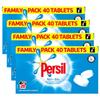 Persil Laundry Tablets Family Pack Gentle next to Skin Touch on Stains New Concentrated Formula for Effortless Laundry, Non-Bio 40 tablets, 20 Wash 1.2KG Pack of 4 view 1